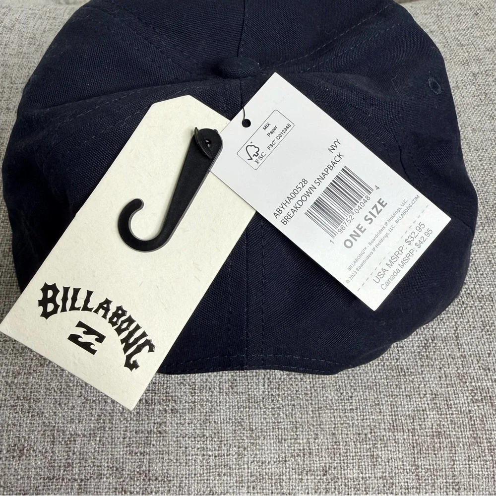 Billabong Dark Blue Snapback Hat